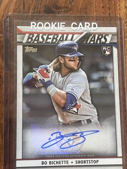 2020 topps series 1 bo bichette auto rc card