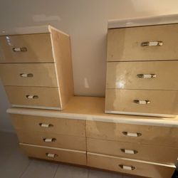 Yellow 12 Draw Dresser- Free