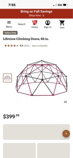Climbing dome