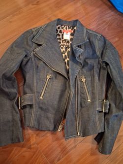 ALLEN SCHWARTZ denim jacket, size 6, new