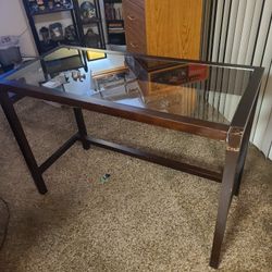 Glass Top Work Desk