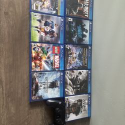 PS4 Games And PS4 Controller 