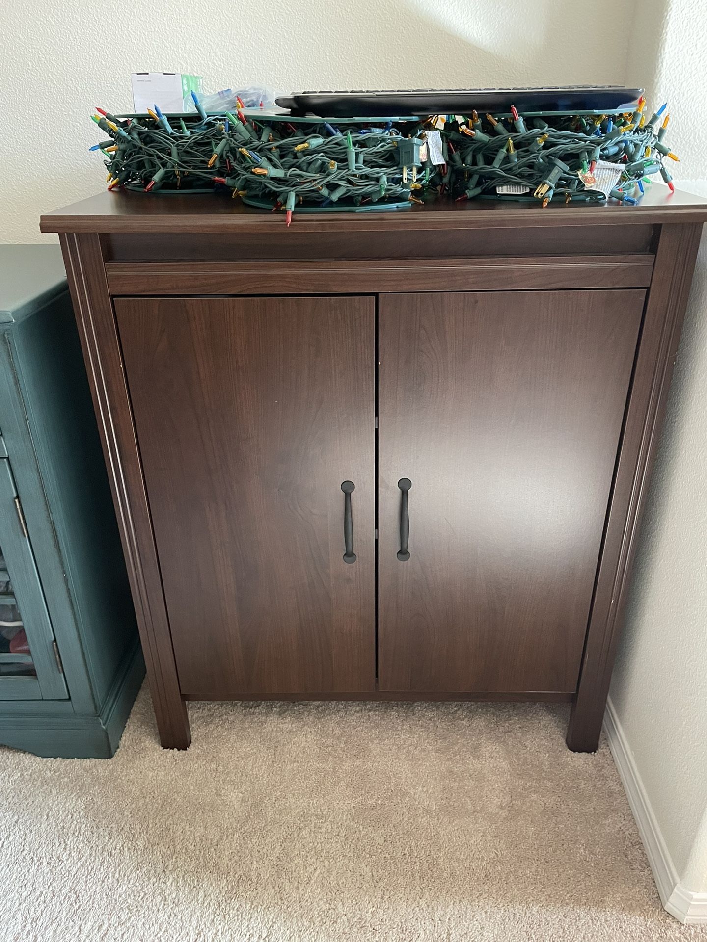Two-shelf Cabinet with doors