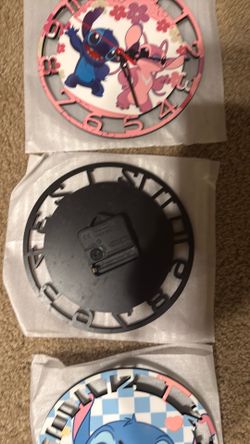 Stitch wall clocks💯