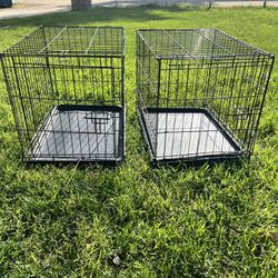 2 Small Dog Crates And A Cot