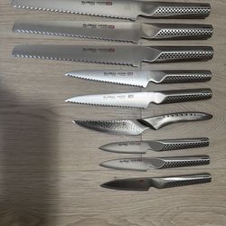 Global knives Ukon and one SAI quality knife