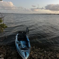 Kayak and stands