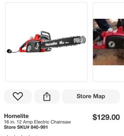 Homelite ((BRAND NEW))16-Inch Electric Chainsaw