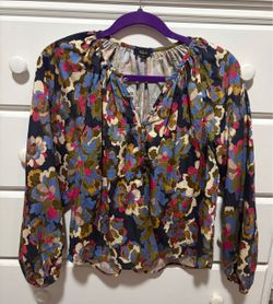 Rails Floral Long Sleeve Blouse