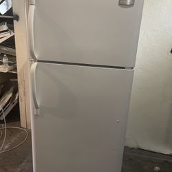 Regular size Frigidaire refrigerator I have the shelf for the Freezer as well I sell all the time
