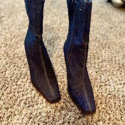 Denim W/Bling  Boots