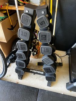 Weights for Workouts - Rack included