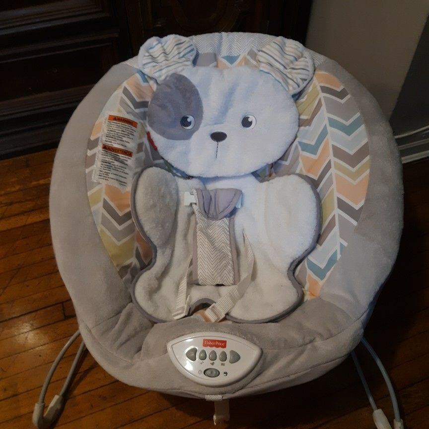 Fisher Price Snugapuppy Dreams Deluxe Bouncer