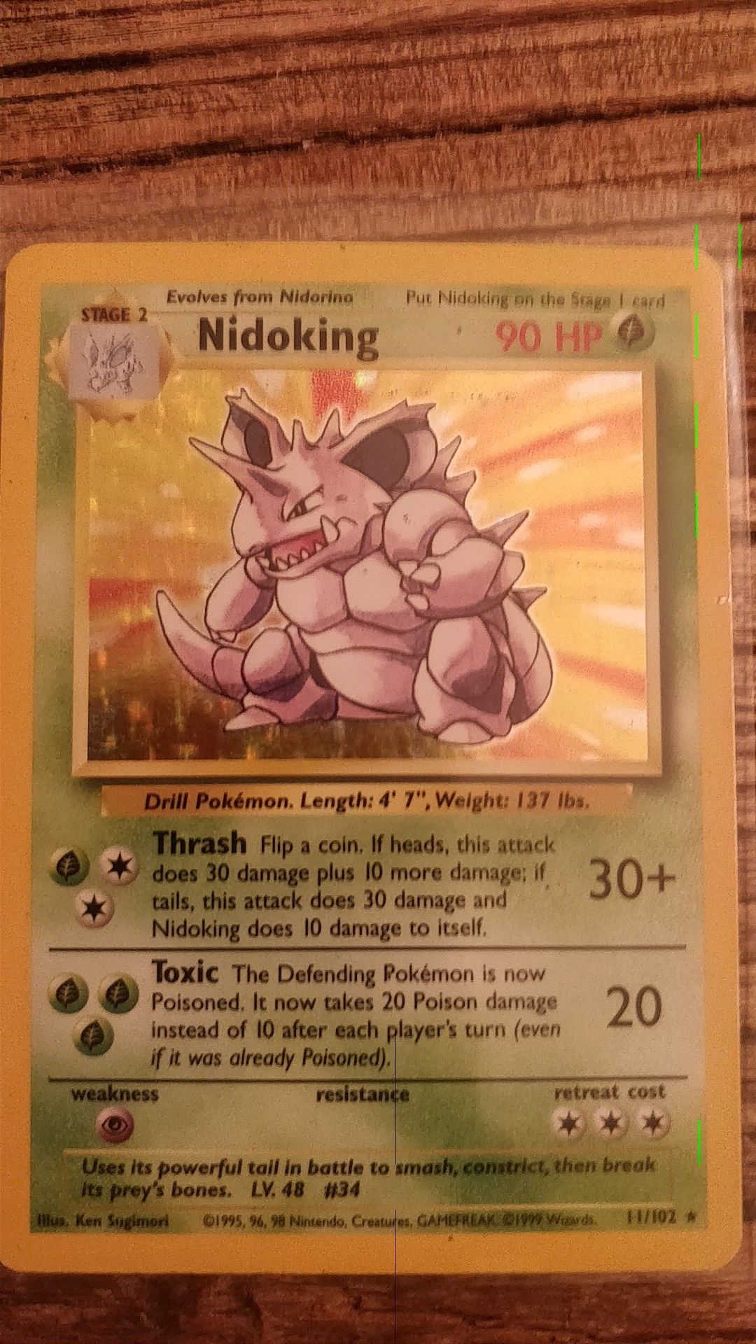 pokemon cards' Nidoking (174/165) main image 0