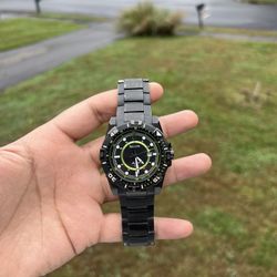 Bulova marine star men’s watch met black