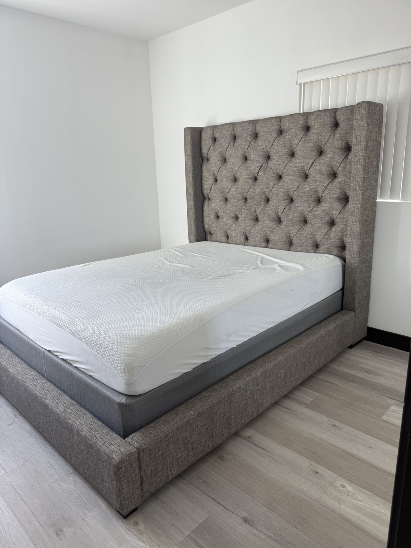 UPHOLSTERED Queen Size Bed (Ashley’s Furniture)