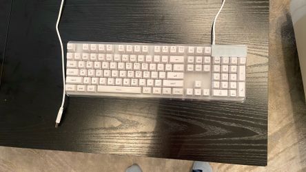 Magegee white quiet rgb keyboard