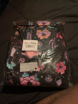 Crossbody bag - Flowers and Mushrooms