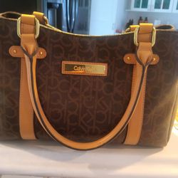 Calvin Klein Monogram Satchel Shoulder Purse Lutz Fl