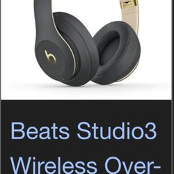 Beats Studio3 Wireless Over-Ear Noise Cancelling Headphones - The Beats Skyline Collection - Shadow Gray