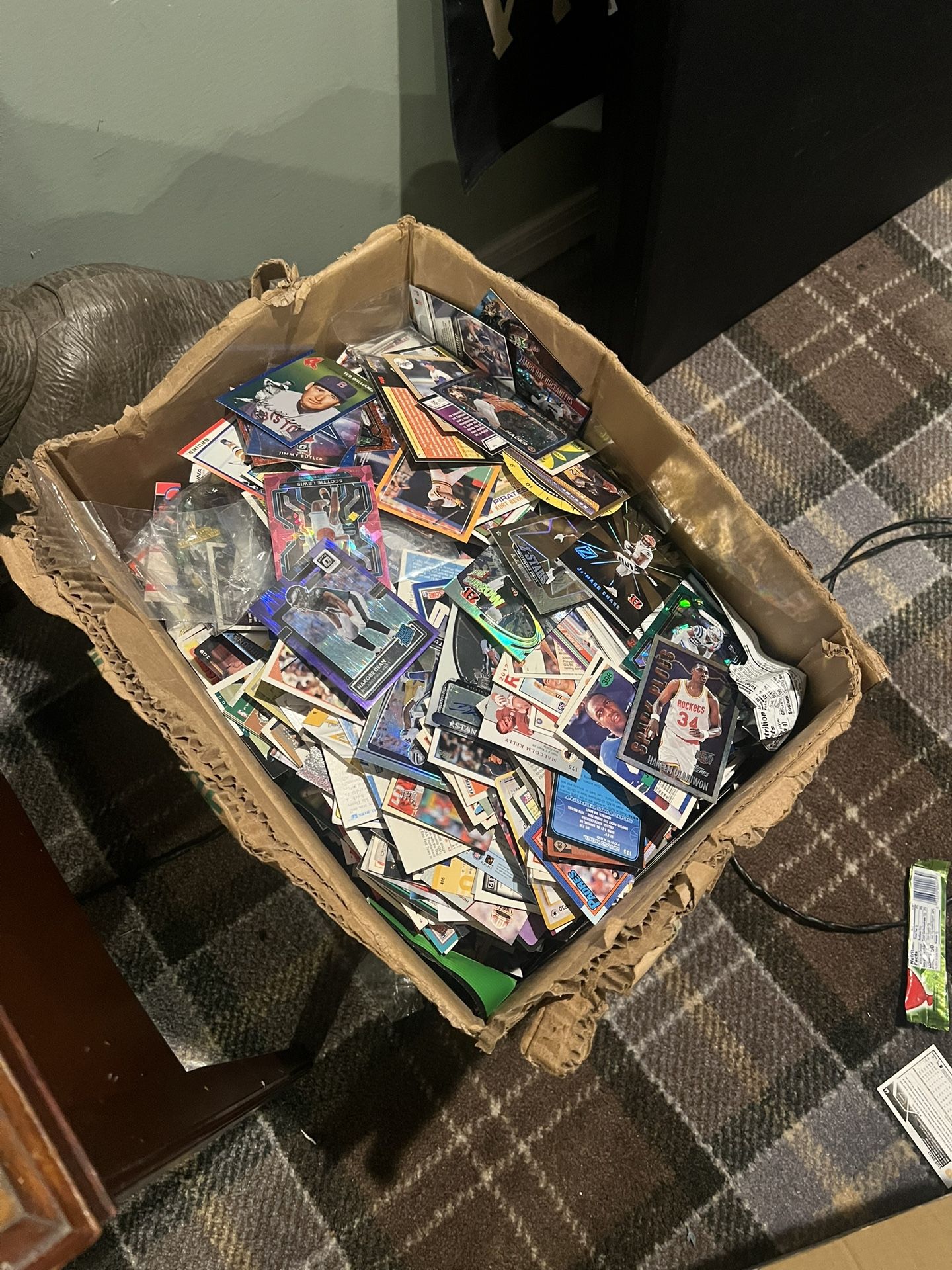 Huge Box Of Sports Cards