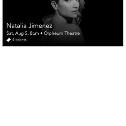 Natalia Jimenez Concert In Los Angeles Aug 5th