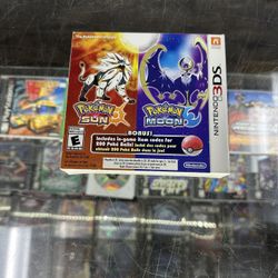 Pokemon Sun & Moon 3DS $120 Gamehogs 11am-7pm