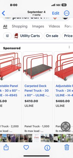 Carpeted Deck Panel Truck New
