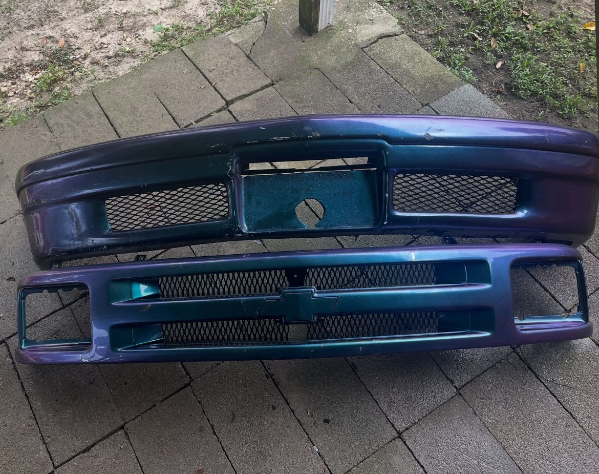 Front bumper and Grille for 1996 S-10