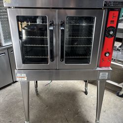 Vulcan Full Size Electric Convection Oven on legs wheels nsf bakery restaurant fast bake high speed, low speed like new used only a few times