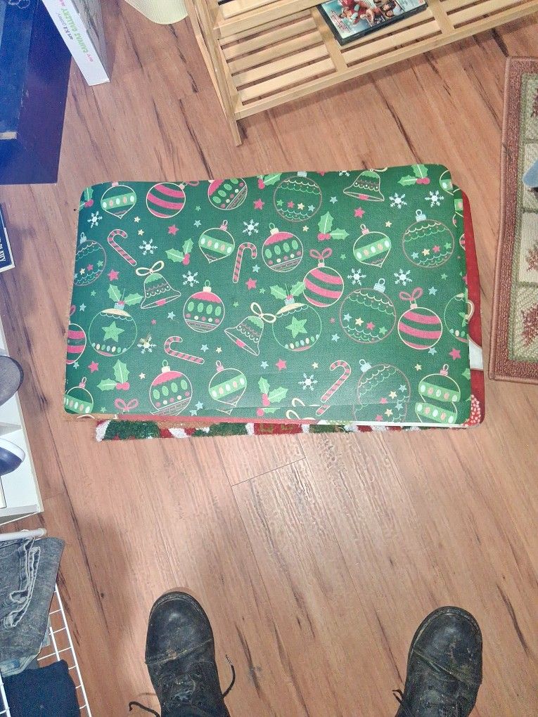 Padded Christmas Floor Mat