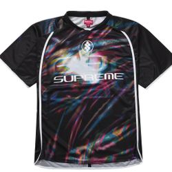 SUPREME “FEEDBACK” SOCCER JERSEY SIZE MEDIUM 