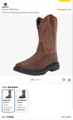 Ariat work boots brand new size 11ee