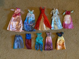 Disney Princess Doll Fancy Dress Lot, items added