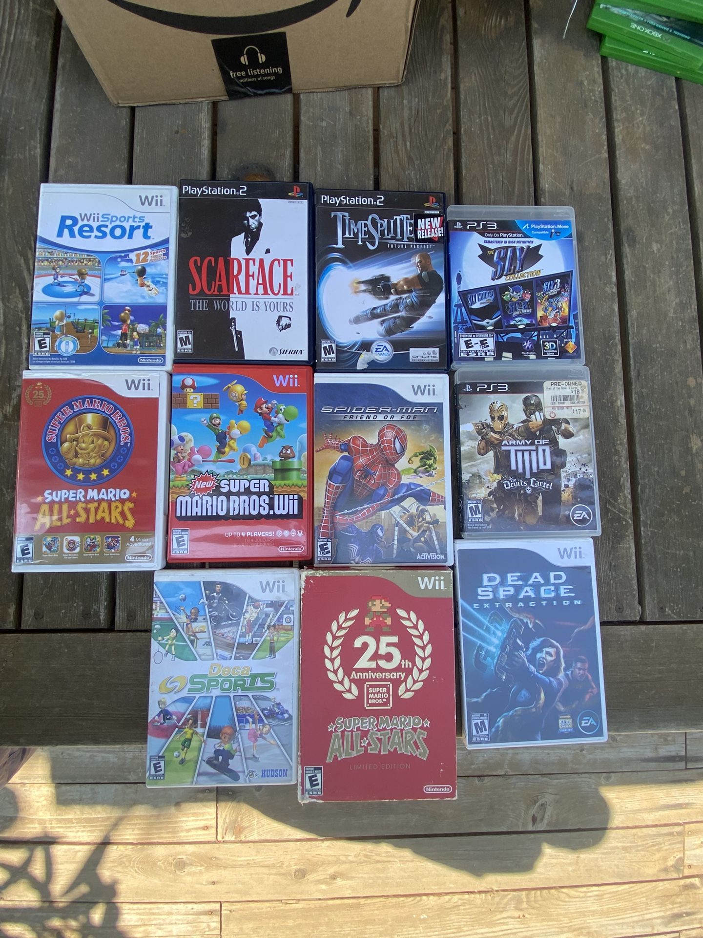 Ps2 ,Ps3 ,Nintendo Wii Games