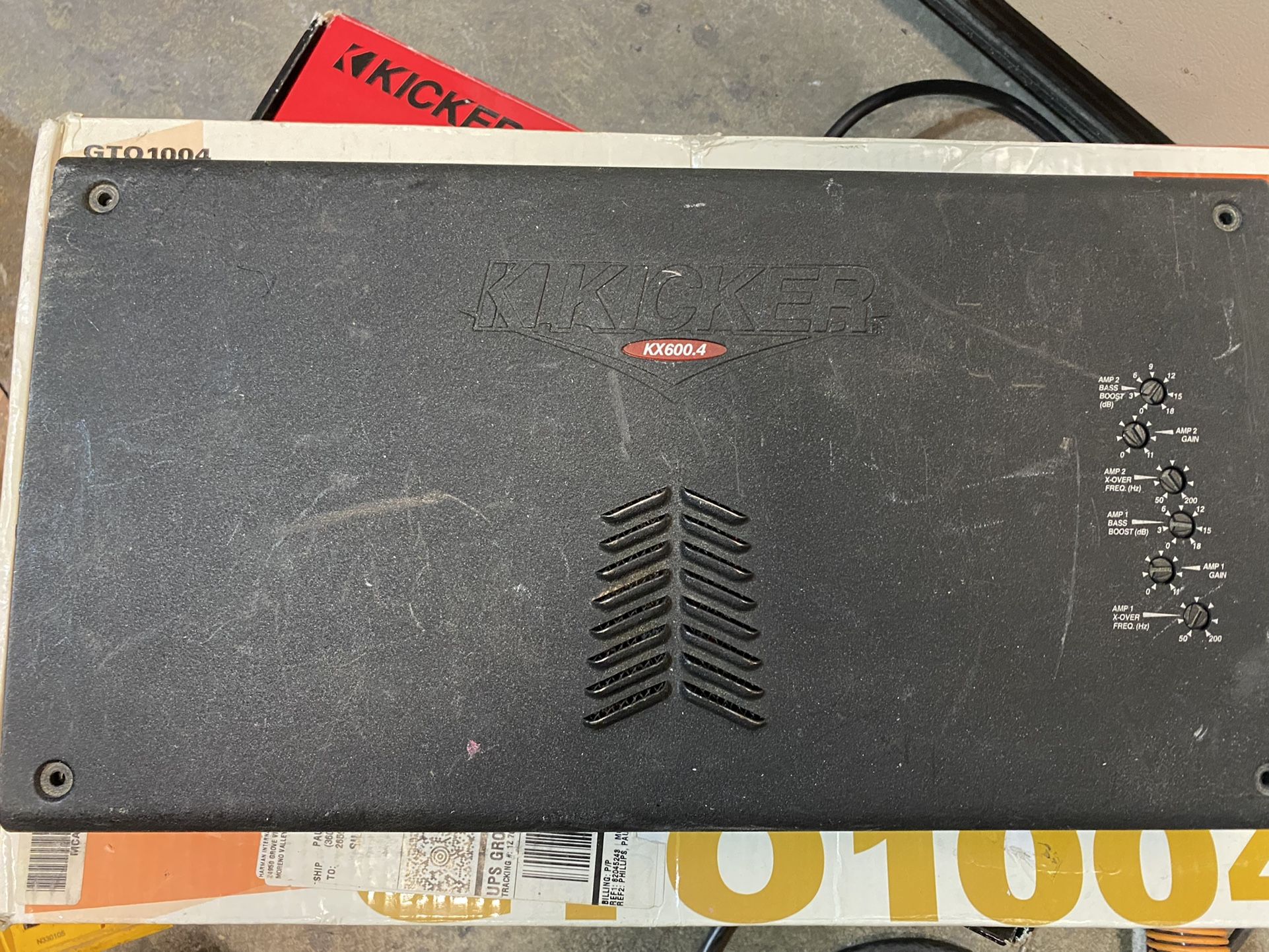 Kicker KX600.4 Amp Old School 4 Channel Car Amp for Sale in 