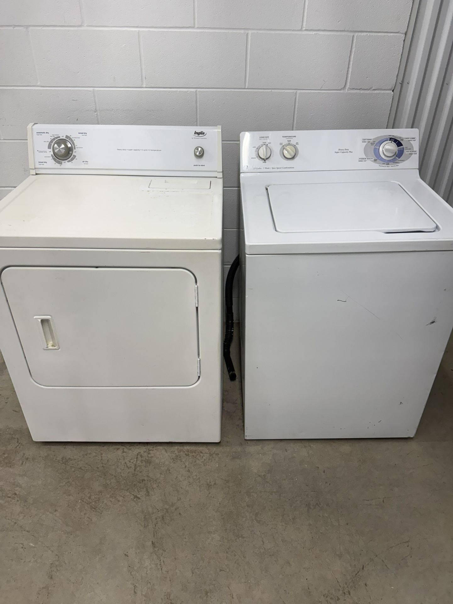 GE Washer & Inglis Dryer. FREE Delivery π & installation Available β