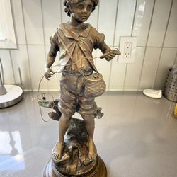 Vintage Brass Auguste Moreau (French, 