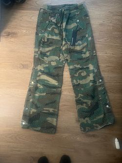 Rockstar original rhinestone cargo pants