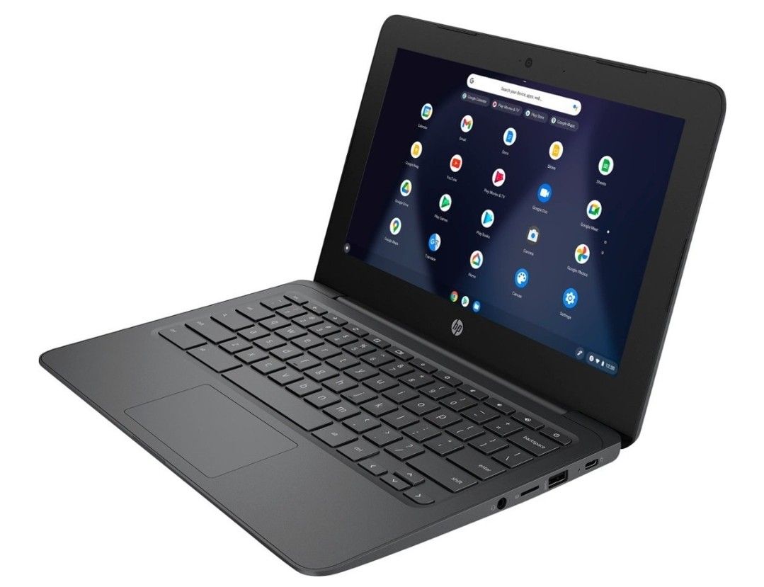 HP - 11.6" Chromebook - Intel Celeron - 4GB Memory - 32GB eMMC Flash Memory