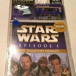 Star wars episode 1 24 page book and tape