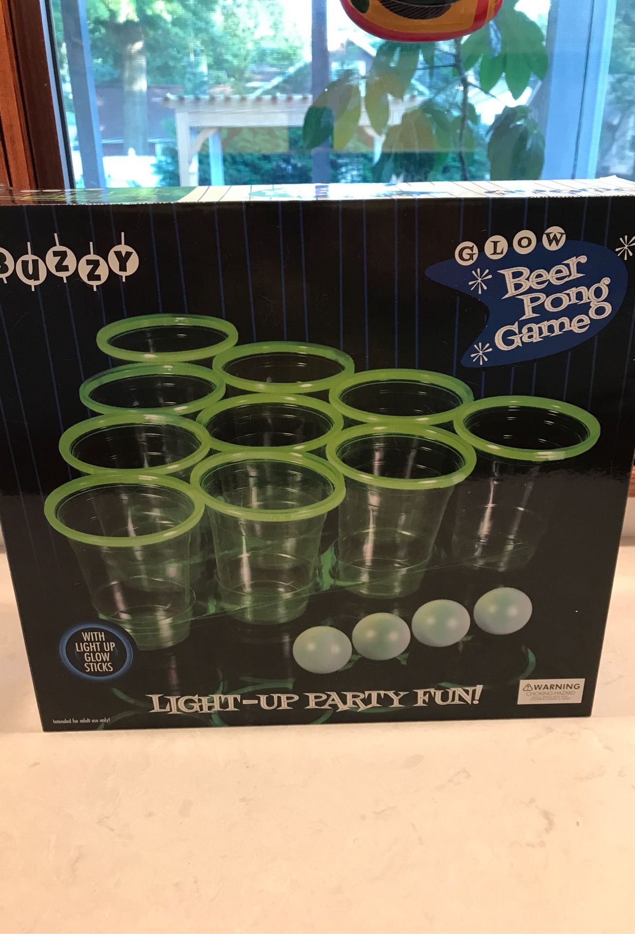 Glow Beer Pong Game - brand new