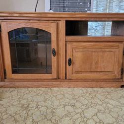 Oak Television Stand $40