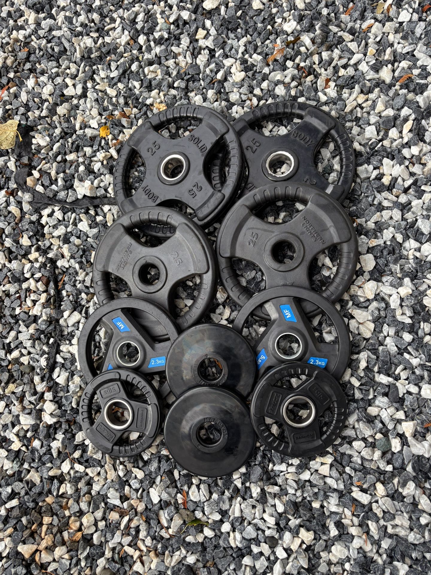 Olympic Rubber Weights 