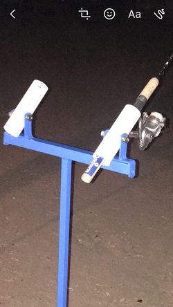 Fishing pole stand 🎣🎣🎣