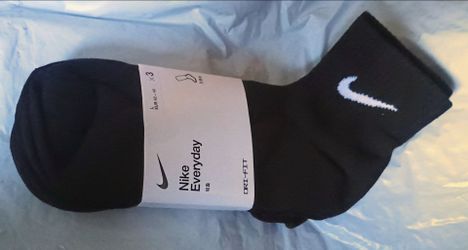 6Pair Black Low-Cut Ankle Nike Socks