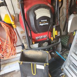 Electric Lawn Mower With Bag