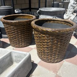 New Flower Pots Made Out Of Clay 