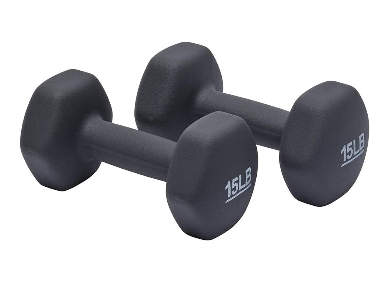 15 POUND DUMBBELLS SET