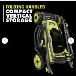 ONE+ HP 18V Brushless 16 in. Cordless Battery Walk Behind Push Lawn Mower READ DESCRIPTION 